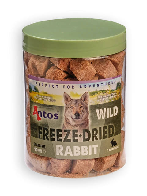 WILD Freeze-Dried Konijn 90 gr