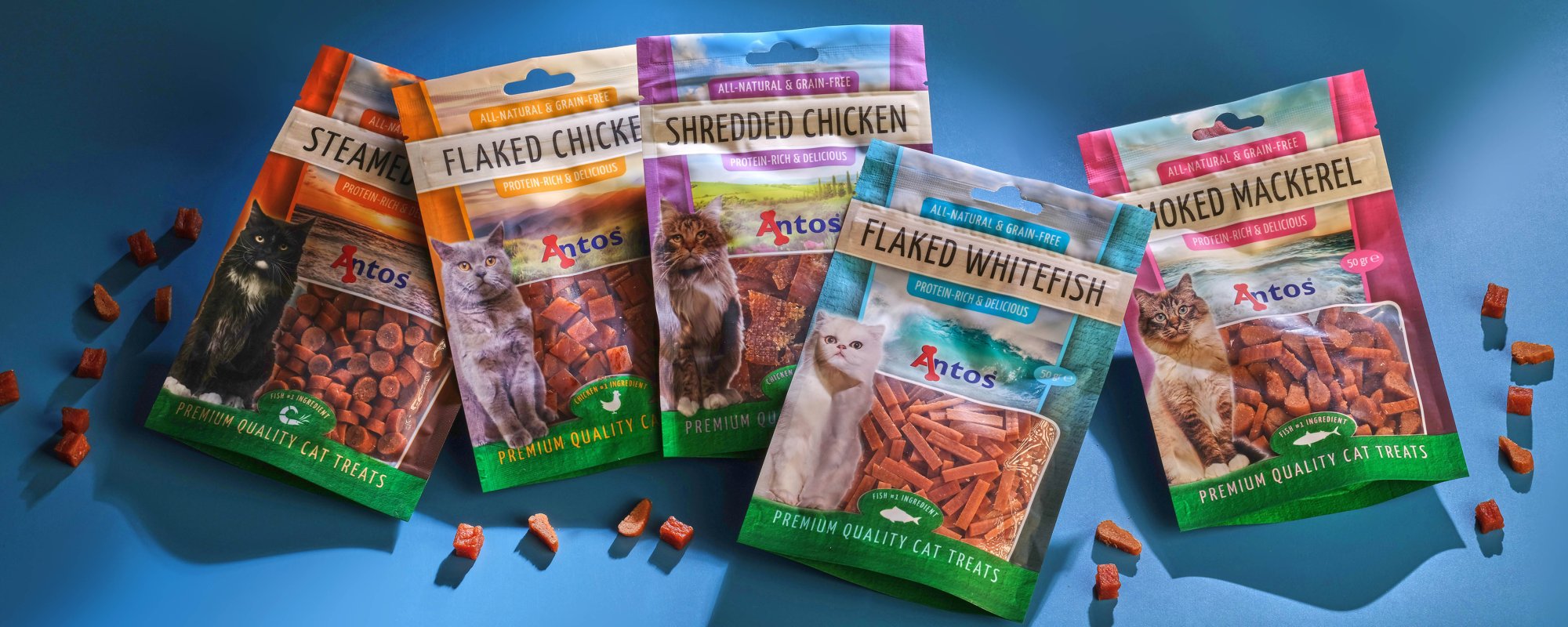 Antos - Specialist in snacks voor Honden en Katten Antos - Specialist in snacks voor Honden en Katten